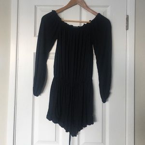 Brandy Melville ruffled romper.